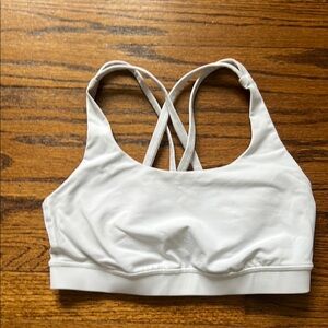 Lululemon White Sports Bra